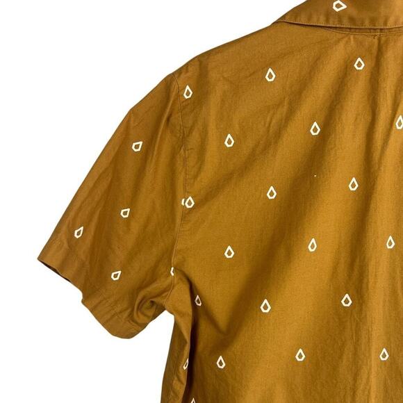 Volcom Diamond Print 100% Cotton Men’s Button Down Size M - Picture 7 of 8